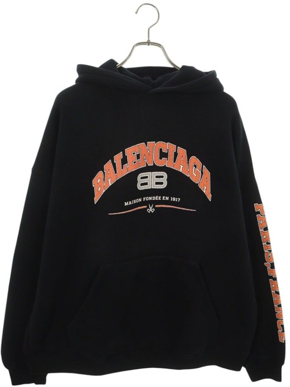 Balenciaga Carre Logo Pullover Hoodie